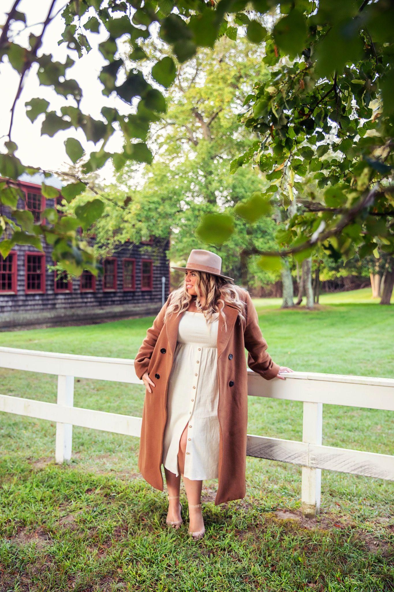 Wrapped up on a cool travel morning